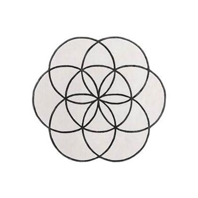 Vloerkleed Lotus - Black Vloerkleed Lotus - Black