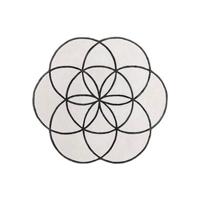 Vloerkleed Lotus - Black - thumbnail