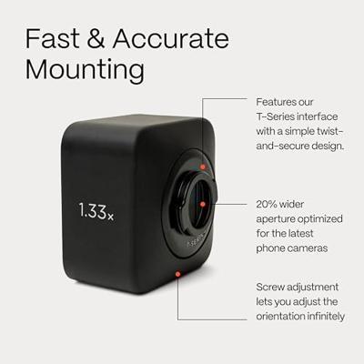 Moment T-Series 1.33x Anamorphic Mobile Lens, Gold Flare