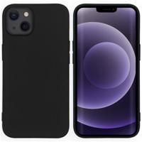 Accezz Color Case voor Apple iPhone 13 Telefoonhoesje Zwart - thumbnail