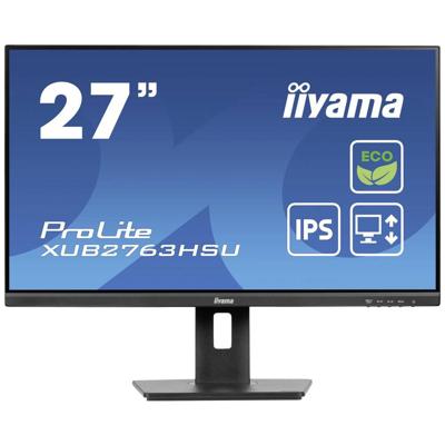 Iiyama ProLite XU2763HSU-B1 LED-monitor Energielabel B (A - G) 68.6 cm (27 inch) 1920 x 1080 Pixel 16:9 3 ms HDMI, DisplayPort, Hoofdtelefoon (3.5 mm
