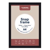 Europel clicklijst, lijst 25mm A4, mat zwart posterframe - thumbnail