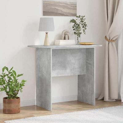 Wandtafel Beton Grijs 93 x 40 x 75 cm Bewerkt hout