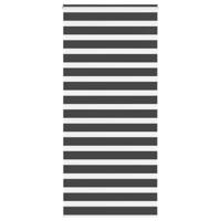 VidaXL Zebra rolgordijn 110x200 cm stofbreedte 105,9 cm zwart - thumbnail