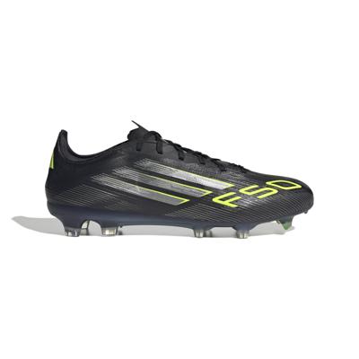 adidas F50 Pro Gras Voetbalschoenen (FG) Zwart Zilver Neongeel adidas F50 Pro Gras Voetbalschoenen (FG) Zwart Zilver Neongeel