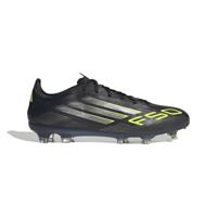 adidas F50 Pro Gras Voetbalschoenen (FG) Zwart Zilver Neongeel - thumbnail