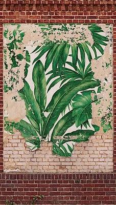 Livingwalls The Wall II - Bruin - Stenen Muur - 392452