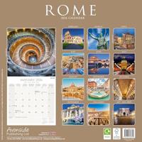 Rome Calendar 2026 Square Travel Wall Calendar - 16 Month - thumbnail