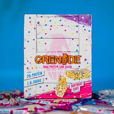 Grenade Carb Killa Protein Bar Birthday Cake (12 x 60 g) - thumbnail