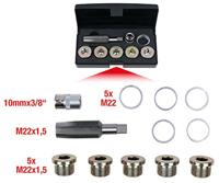 KS Tools 1504945 Olieaftapschroef-schroefdraadreparatieset, 12-delig M22 x 1,5 - thumbnail