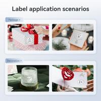 NIIMBOT A2A68351901 Etiketten (rol) Ø 49 mm Wit 150 stuk(s) Universele etiketten - thumbnail