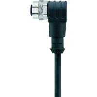 Escha 8043815 Sensor/actuator connector, geassembleerd M12 Aantal polen (sensoren): 4 Bus, haaks 5.00 m 1 stuk(s) - thumbnail