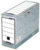 Bankers Box Archiefdoos 1080501 111 mm x 265 mm x 327 mm Karton (dun) Grijs, Wit 1 stuk(s) - thumbnail