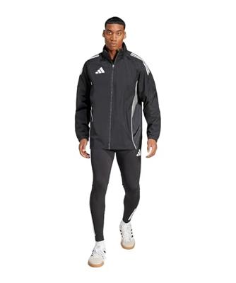 adidas Tiro 25 Competition Allweather Jack Zwart Grijs