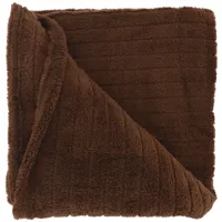 Plaid jax 200x150cm steenbruin - thumbnail