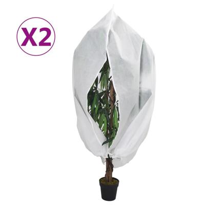 VidaXL Plantenhoezen met ritssluiting 2 st 70 g/m² 1x1,55 m VidaXL Plantenhoezen met ritssluiting 2 st 70 g/m² 1x1,55 m