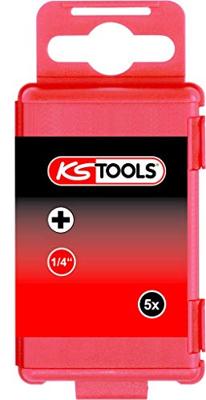 KS Tools 911.8389 9118389 Kruis-bit PH 00 Vernikkeld E 6.3 5 stuk(s)