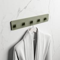 MONDIAZ EASY Handdoekhaakjes 45cm solid surface kleur Army - thumbnail