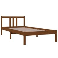 Bedframe massief hout honingbruin 90x200 cm - thumbnail