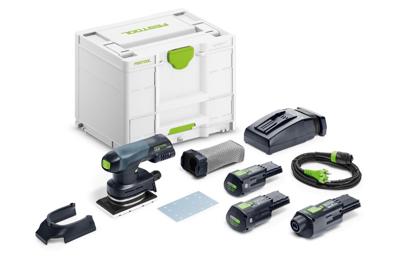Festool RTSC 400 3,0 I-Set Accu Vlakschuurmachine 18V 3.0Ah in Systainer incl. ERGO Adapter - 578133