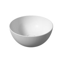 Salenzi Ronde Wastafel Opbouw Unica Round 40x20 cm Mat Wit - thumbnail