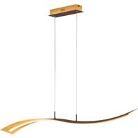 Mat Gouden LED Hanglamp 35W - Dimbaar - Warm Wit 3000K - Aluminium - thumbnail