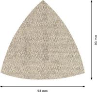 Bosch Accessories EXPERT M480 2608900718 Schuurnet voor deltaschuurmachine Ongeperforeerd Korrelgrootte (num) 120 (l x b) 93 mm x 93 mm 5 stuk(s) - thumbnail