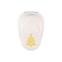 Vaessen Creative • figuurpons kerstboom met ster medium 2,3x1,9cm - thumbnail