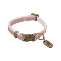 Designed by lotte virante - kattenhalsband - lichtroze - 30x1x0,2 cm - thumbnail