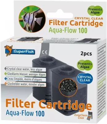 Aquaflow 100 Crystal Cartr.2St aquaria Superfish - Superfish