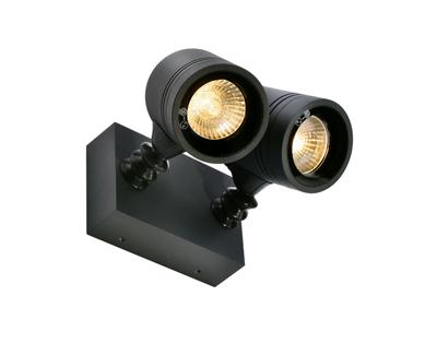 SLV MYRA 233095 Buitenlamp (wand) Halogeen GU10 Zwart SLV MYRA 233095 Buitenlamp (wand) Halogeen GU10 Zwart