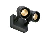 SLV MYRA 233095 Buitenlamp (wand) Halogeen GU10 Zwart - thumbnail