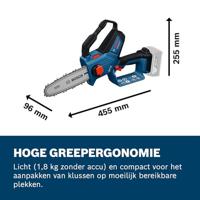 Bosch Blauw GKE 18V-20 Accu Snoeizaag | Excl. accu&apos;s en lader - 06008D7100 - thumbnail