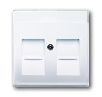 Busch-Jaeger Afdekking Modulaire jack insert Verkeerswit, Wit 2CKA001710A3176 - thumbnail