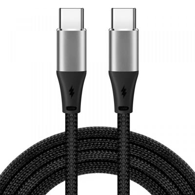 iBOX IKUTC USB-C kabel 60W 2m Zwart - thumbnail