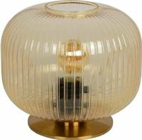 Lucide VIRGIL - Tafellamp - Ø 25,5 cm - 1xE27 - Amber - thumbnail