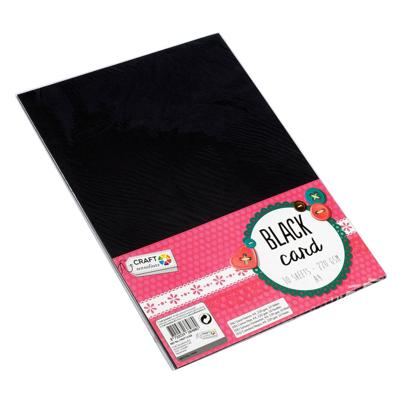 Creative Craft Group Hobbykarton zwart a4, 10 vellen