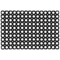 Deurmat rechthoekig 40x60 cm rubber - thumbnail