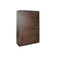 Kast DKD Home Decor 100 x 40 x 175 cm Zwart Metaal Acacia - thumbnail