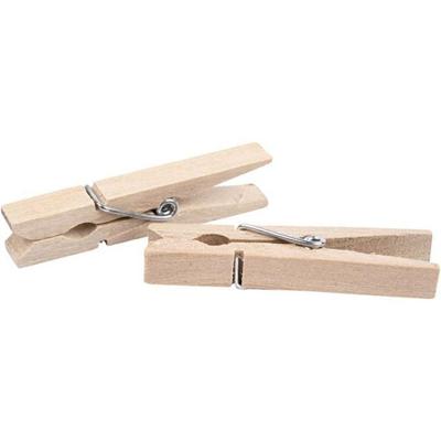 Creativ Company Wasknijpers, l: 48 mm, b: 6 mm, 50 stuk/ 1 doos