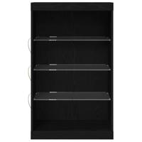 Dressoir Zwart Eiken 60.5 x 37 x 100 cm Bewerkt hout - thumbnail