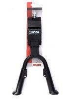 Middenstandaard Simson Dubbel met 30mm brede plaat - zwart - thumbnail