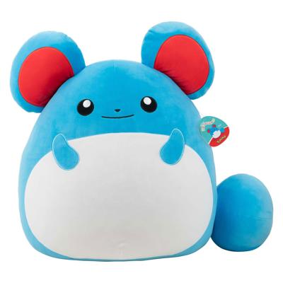 Jazwares Squishmallows pokemon knuffel pluche - marill wave, 50cm