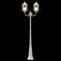 VidaXL Tuinverlichting wit 68 x 20 x 235 cm aluminium en glas - thumbnail