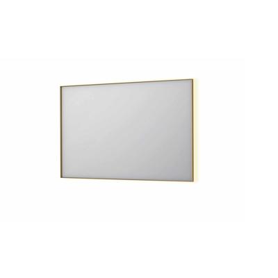 Spiegel INK SP32 120x4x80 cm Incl. Indirect LED-Verlichting Rondom en Spiegelverwarming Geborsteld Mat Goud