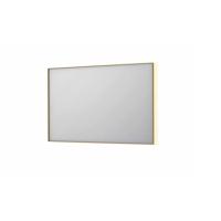Spiegel INK SP32 120x4x80 cm Incl. Indirect LED-Verlichting Rondom en Spiegelverwarming Geborsteld Mat Goud - thumbnail