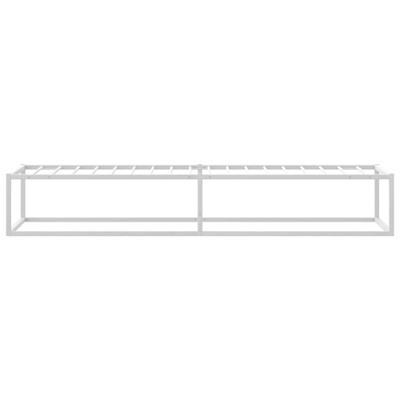 Bedframe zonder matras 100x200 cm wit