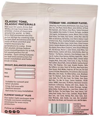 Ernie Ball 2330 Ukulele Strings Low G snaren voor concert of tenor ukelele met lage G