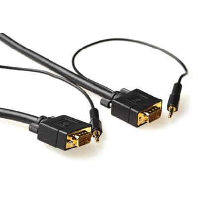 ACT 5 meter High performance VGA + Audio kabel male-male