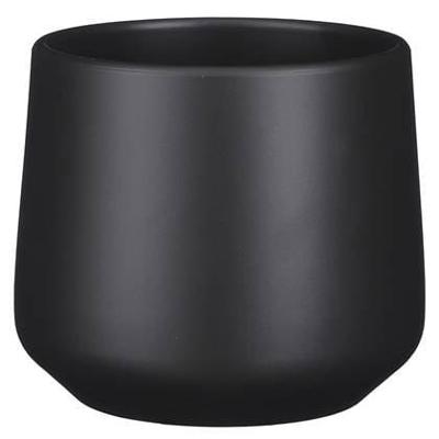 Amber pot rond donkergrijs mat h15,5xd17 cm Mica Decorations - Mica decorations Amber pot rond donkergrijs mat h15,5xd17 cm Mica Decorations - Mica decorations